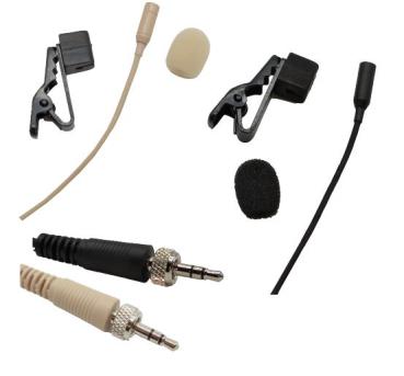Lavalier Mikrofon - Bodymic - schwarz German Acoustics TL 104 SEV mit Transport/Aufbewahrungsbox